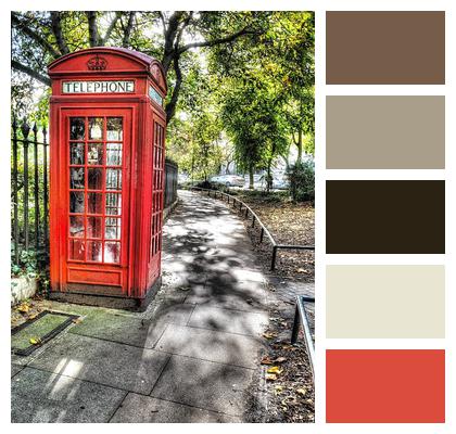 Red London Telephone Box Image